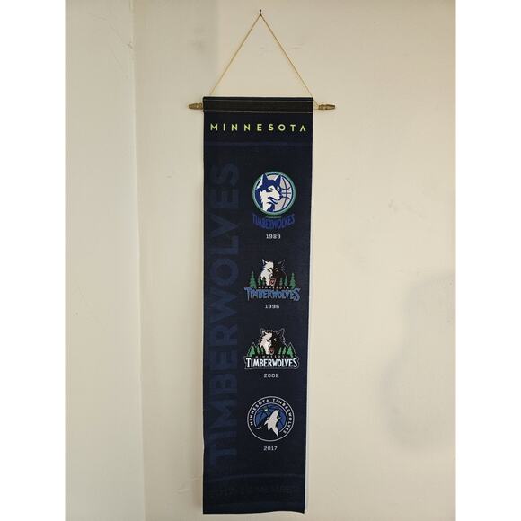 2017-2018 Minnesota Timberwolves Season Ticket Member Logo Wall Banner - 32"x8" - Picture 1 of 4
